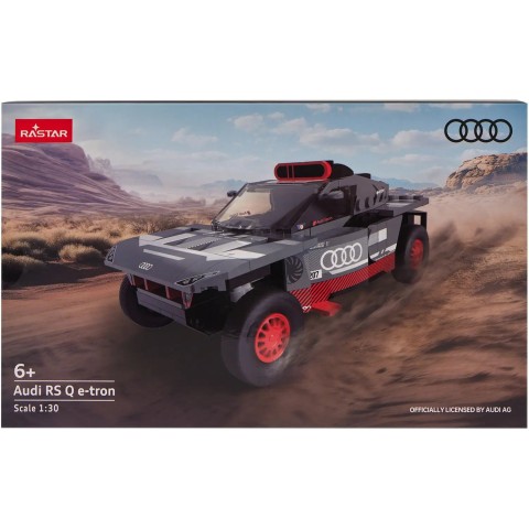 Машинка Rastar Audi RS Q e-tron конструктор bricks 1:30 ц:серый
