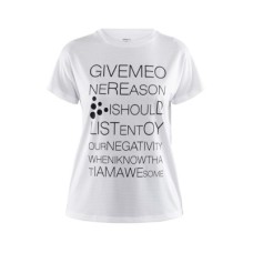 Eaze SS Logo Mesh Tee Woman