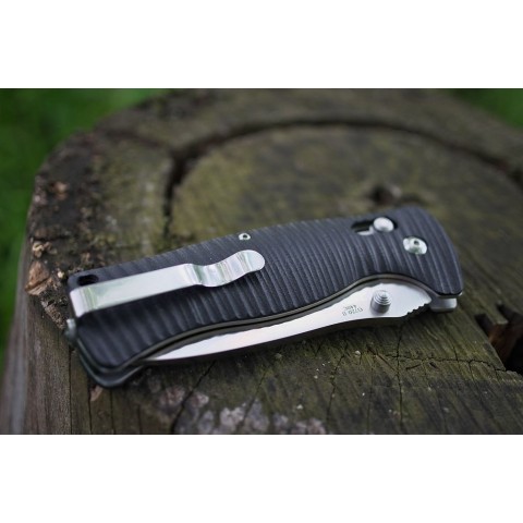 Ніж складаний туристичний Ganzo G720 (9 см) 440C / G10 зелений