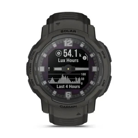 Смарт-годинник Garmin Instinct Crossover Solar графітовий