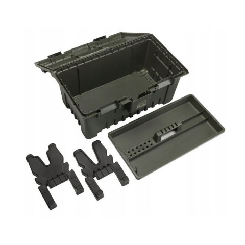 Контейнер Plano Shooters Case XL, с подставкой для оружия, зеленый