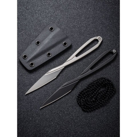 Ніж фіксований тактичний Civivi D-Art, D2 (12.5 см) чорний