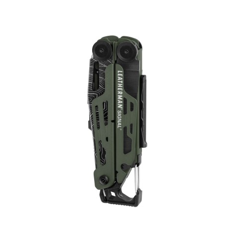 Мультиінструмент Leatherman SIGNAL GREEN TOPO,  картонна коробка
