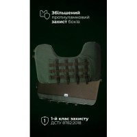 Балістичний захист боків “Бехтер” (2 шт | XL-3XL | 1 клас | Олива) ТМ Балістика
