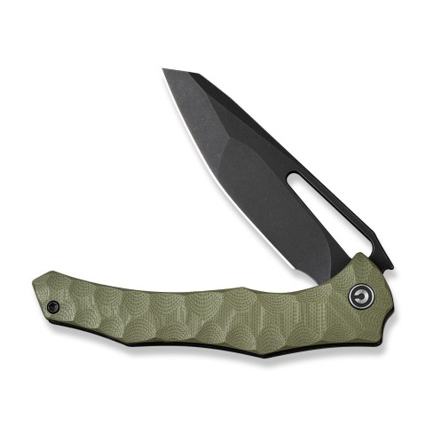 Ніж складаний туристичний Civivi Spiny Dogfish, (8.8 см) 14C28N / G10 зелений