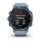 Смарт-годинник Garmin Descent Mk2S мінерально-синій з ремінцем кольору морської піни