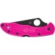 Нож Spyderco Delica 4 S30V pink