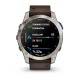 Смарт-часы Garmin D2 Mach 1 с коричневым ремешком Оксфорд