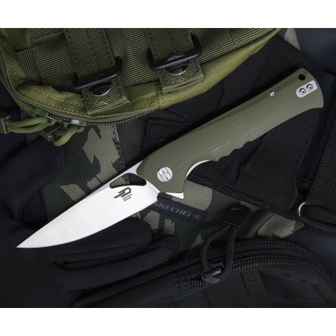 Нiж складний Bestech Knife MUSKIE Green BG20B-1