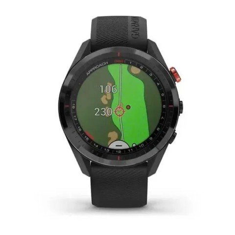 Смарт-часы Garmin Approach S62 с черным ремешком