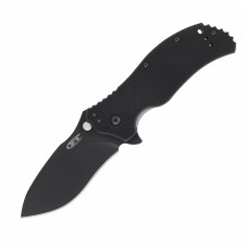 Ніж складний Zero Tolerance FOLDER G-10 BLACK/BLACK чорний клинок / чорна рукоять 0350