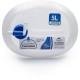 Карабін багатофункціональний Naturehike S-type NH20GS004, 40 мм, 4 шт, червоний