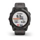Смарт-годинник Garmin fenix 7X Pro Sapphire Solar Edition карбоново-сірий титановий DLC з титановим вентильованим браслетом