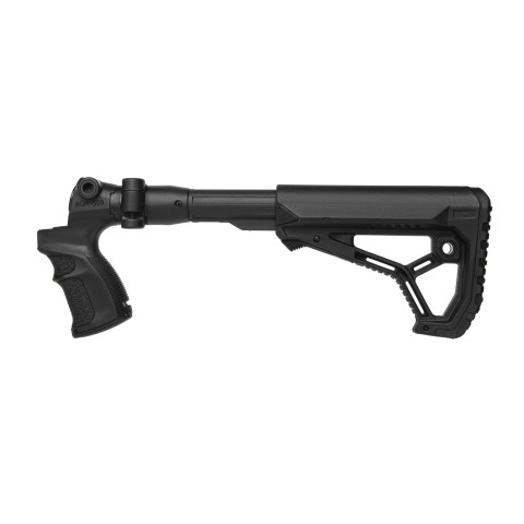 Приклад складной с пистолетной рукояткой FAB для Mossberg 500, черный (Mil-Spec)