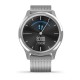 Смарт-часы Garmin vivomove Luxe с серебристыми корпусом и ремешком