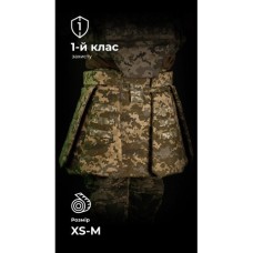 Тактичний кілт "Фолд" [1 клас захисту] (Розмір XS-M | Обхват 80 - 100 см | ММ14 “Піксель”) ТМ Балістика