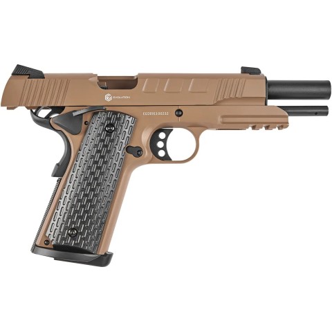 Пистолет страйкбольный Evolution E911 Defender Tan Gas 6 мм ц:tan
