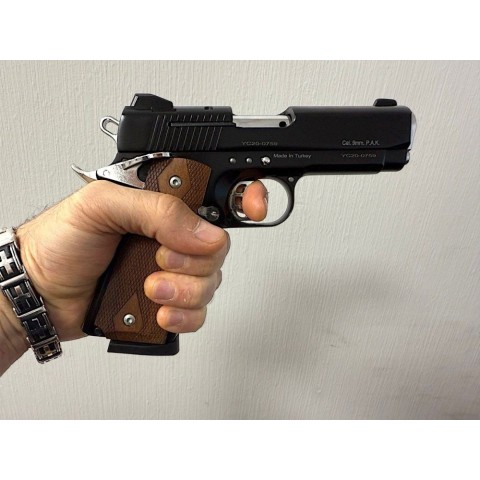 KUZEY 911-SX#2 Black/Brown Wooden Grips + магазин УЦІНКА
