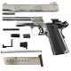 Стартовий пістолет 911#6 Matte Chrome Plating, Engraved/Black Grips