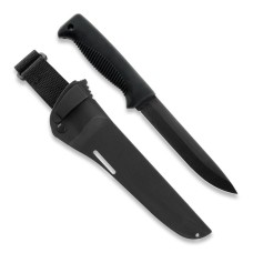 Нож Peltonen M95, покрытие cerakote black, черный, черный композитный чехол