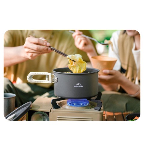 Каструля Naturehike CNK2450CF010, 1.7 л, алюміній