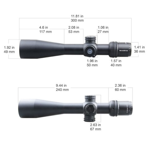Приціл оптичний Vector Optics Veyron 6-24x44 (30mm) FFP