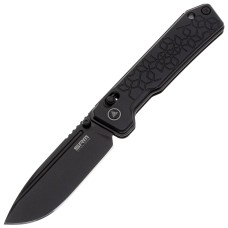 Нож SRM Rubik 7228B-AB, Sandvik 14C28N, алюминий, черный