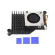 Радіатор з вентилятором для Raspberry Pi 5 (чорний)