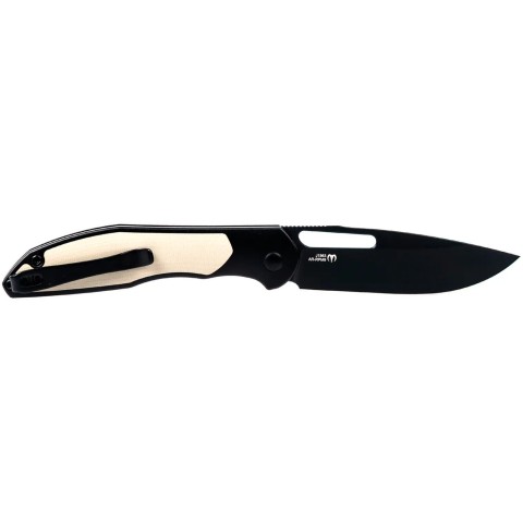 Нож CJRB Droma Black Blade AR-RPM9, Auminum+G10 ц:black