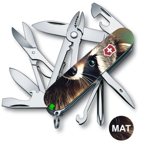 Ніж Victorinox Deluxe Tinker Animal 91мм,17функ ,Єнот