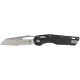Нож Microtech MSI Stonewash PS, полусеррейтор, ц:black