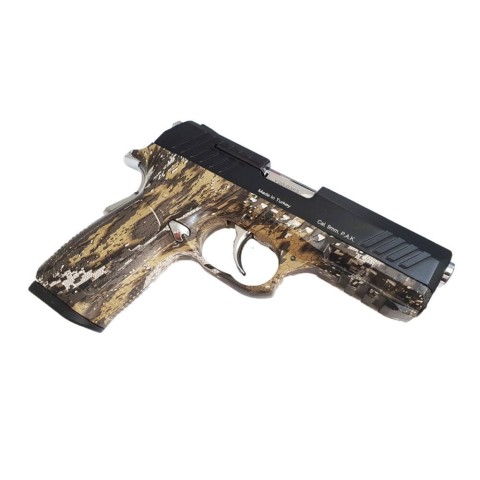 Стартовый пистолет KUZEY A-100#5 Black/Camo Grips