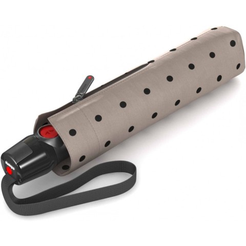 Парасоля Knirps T.200 Kelly Taupe UV Protection Авто/Складана/8спиць /D99x28см