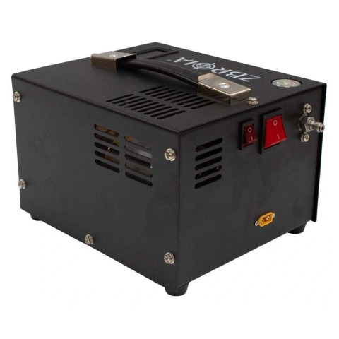 Z9.6.083 Компресор повітряний PCP, електричний 12В, 300 бар / 4500psi Колір: Чорний Напруга: 12v/220