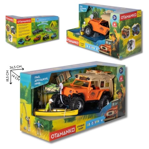 Игровой набор OTAMANKO Автотуризм Внедорожник с каное