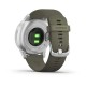 Смарт-часы Garmin vivomove Style с серебристым корпусом и торфяным ремешком