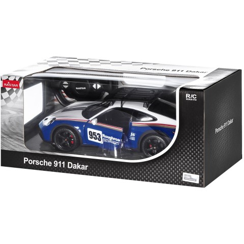 Машинка Rastar Porsche 911 Dakar Performance 1:14 Синий