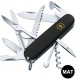 Ніж Victorinox Huntsman Mat 91мм,15функ,чорн.мат,жовт.лого