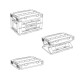 Складний контейнер Naturehike PP box NH20SJ036 25 л, сірий