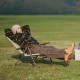 Крісло складане з регульованим нахилом Naturehike CNK2550JJ012, вуглецева сталь, бежевий