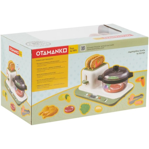 Игровой набор OTAMANKO ТЕХНОХАТКА: Вкусный завтрак (Индукционная плита и тостер)