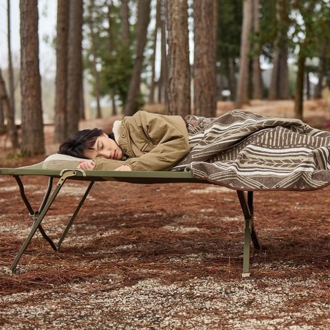 Ліжко складане Naturehike XJC05 NH20JJ001, Поліестер Oxford / алюміній, зелений