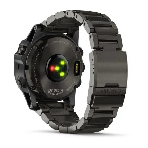 Смарт-годинник Garmin D2 Delta PX з титановим DLC-ремінцем для авіаторів