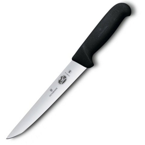 Кухонний ніж Victorinox Fibrox Sticking лезо 20см ріфл. з чорн. ручкой