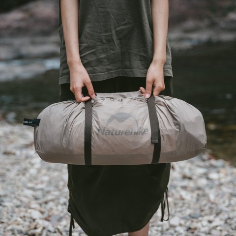 Намет двомісний з великим тамбуром та навісом Naturehike Shandi CNK2300ZP017, сірий