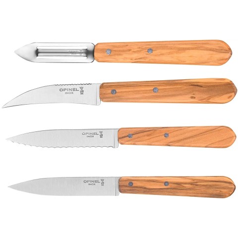 Набір ножів Opinel Les Essentiels Olive VRI Inox