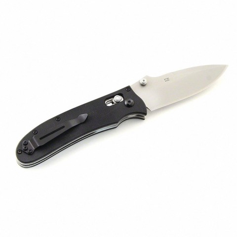 Ніж складаний туристичний Ganzo G704 ( 8.6 см) 440С / G10 чорний