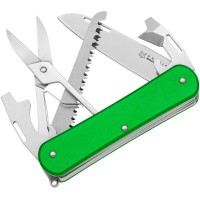 Нож многофункциональный Fox Vulpis Aluminium OD Green. 5 инструментов