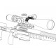 Набір кріплень Vector Optics на моноблок з 4 отворами X-ACCU 30 мм для коліматорів