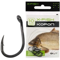 Крючок X-Fish Карп #10 (8 шт/уп)